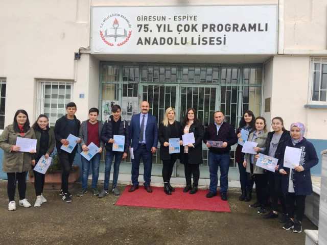 75.YIL ÇOK POROĞRAMLI ANADOLU  LİSESİNDEN ANLAMLI PROJE