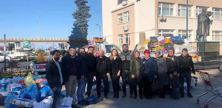 EĞİD' DEN  DEPREMZEDELERE ANLAMLI  YARDIM